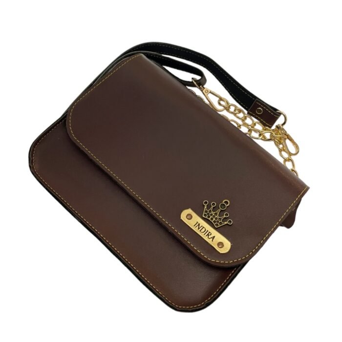 Customized Sling Bag for Women (Brown )