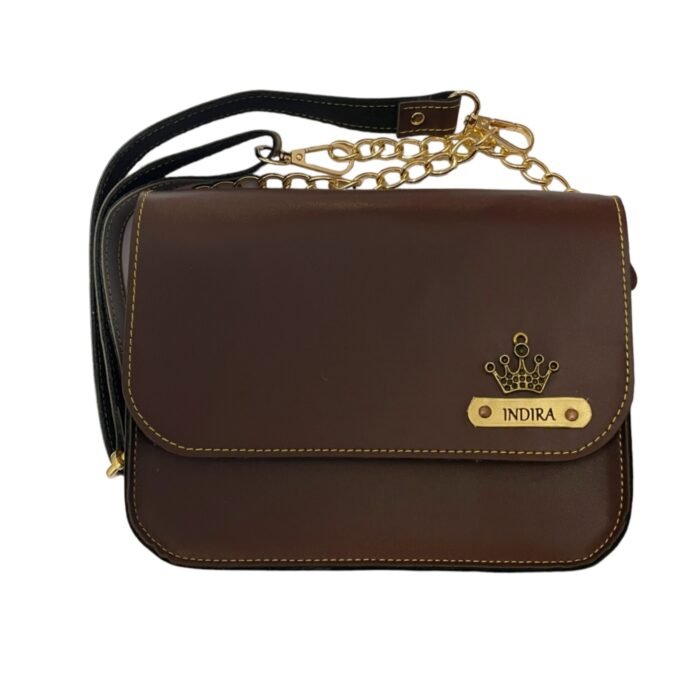 Customized Sling Bag for Women (Brown ) - Image 2