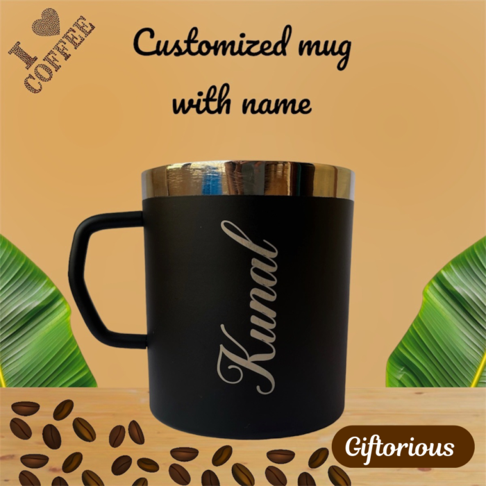Customized Mug with Name ( Black ) - Image 3