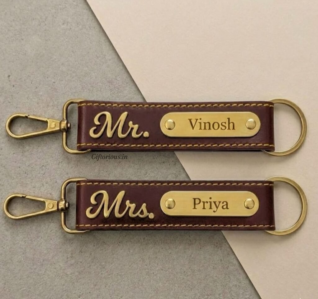 Personalized keychains for couples